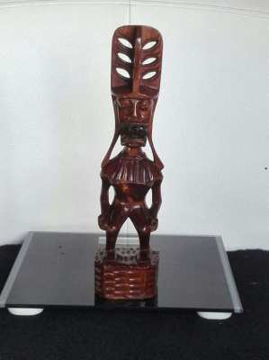 Vintage Wooden Carved Aborigen