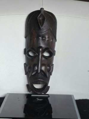 Wooden Carved Zimbabwe Mask