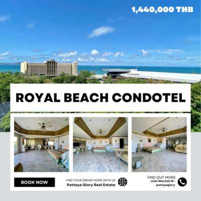Royal Beach Condotel Sea View 1,440,000 THB 