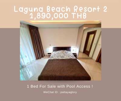 Laguna Beach Resort 2 @1,890,000 THB 1 Bed For Sale 