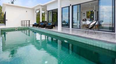 For sale sea view pool villa in Chaweng Noi Koh Samui