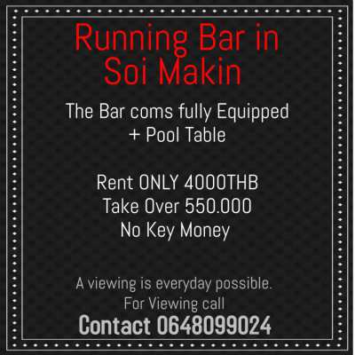 Bar in Soi Make In Take over