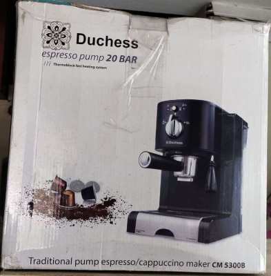COFFEE MACHINE DUCHESS 20 BAR NEW !