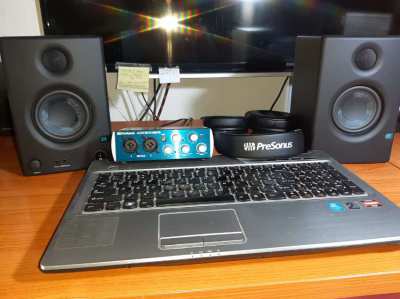  Home Recording Studio  laptop,software, head phones