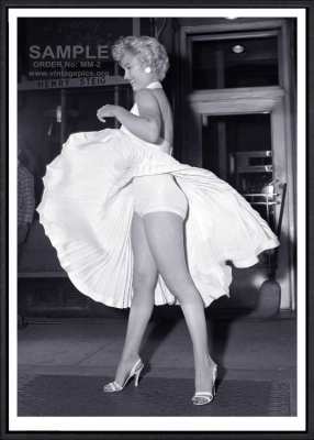 Marilyn Monroe On location for The Seven Year Itch. September 14th 195