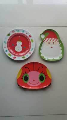 MELAMINE CHILDREN'S PLATES-DURABLE COLORFUL STRONG