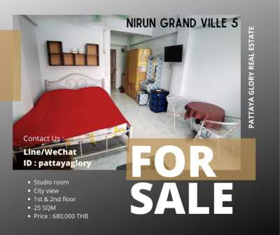Nirun Grand Ville 5 Apartments For Sale in Central Pattaya.
