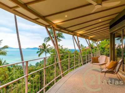 Amazing sea view, 4 bedrooms villa, Koh Samui