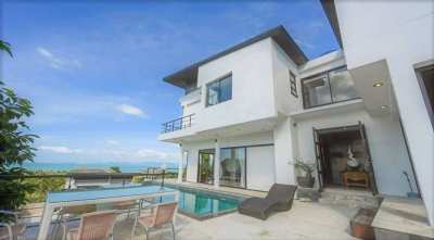 Fo sale pool sea view villa in Bang Por Koh Samui 