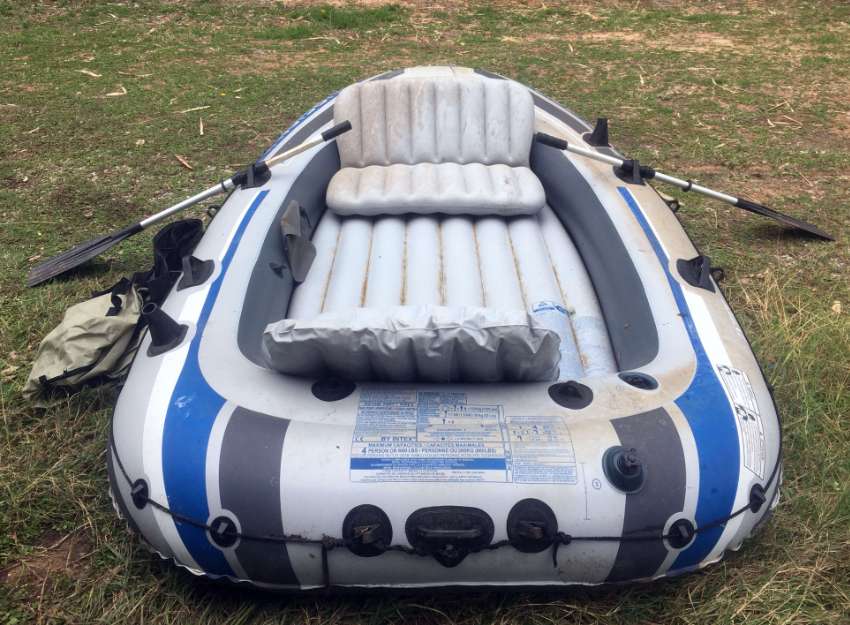 BOAT FOR SALE (Intex Excursion 4 Inflatable) ฿3,000