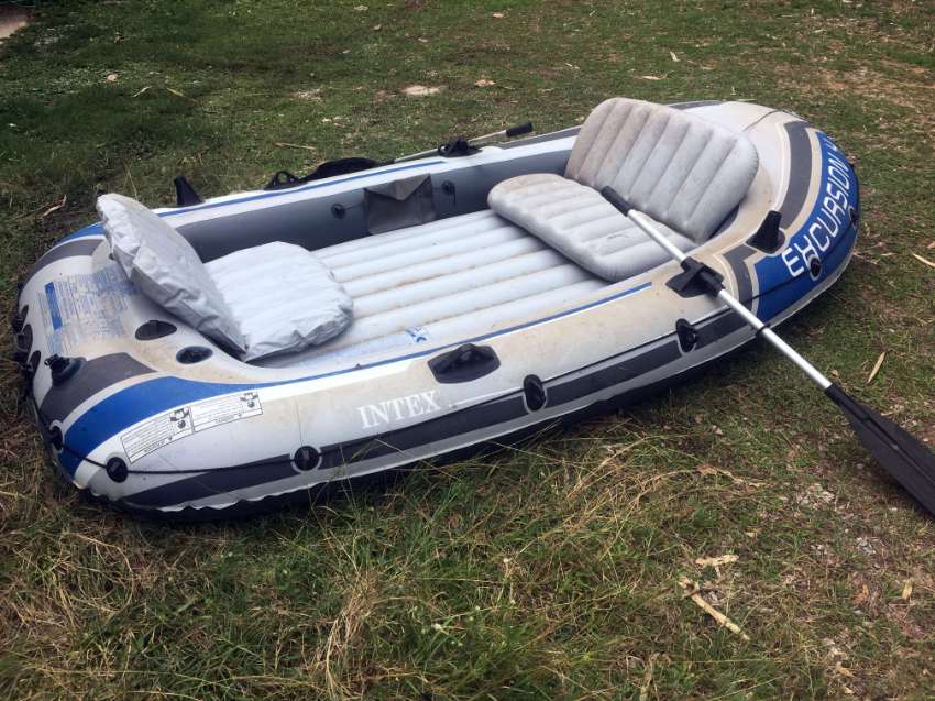 BOAT FOR SALE (Intex Excursion 4 Inflatable) ฿3,000