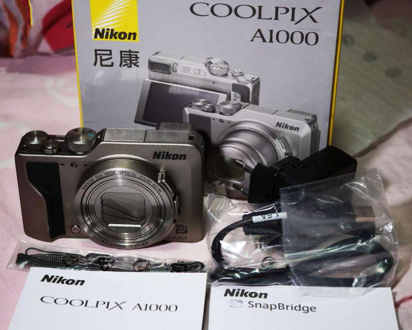 Nikon Coolpix A1000  WiFi and Bluetooth Low energy (BLE) Camera in Box
