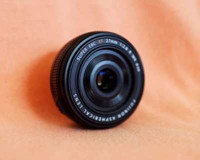 FUJIFILM Fuji Fujinon XF 27mm F/2.8 R WR Black Lens for X Mount Camera