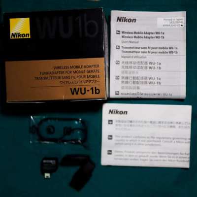 Nikon wireless mobile adapter WU-1b WU-1a for DSLRs, Nikon 1, Coolpix
