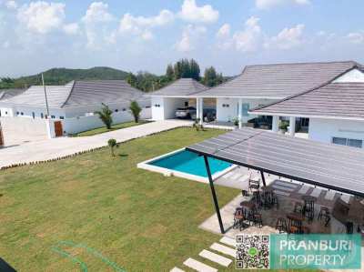 Extremely spacious & stylish 5 bed pool villa on large plot w/no fees