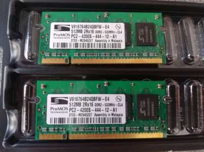 Notebook RAM 2 pieces DDR2