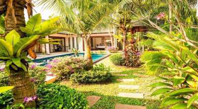 For sale very nice villa in Hua Thanon Koh Samui 150 m from the beach