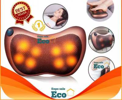 Infrared neck massage pillow for home and car