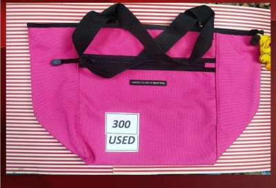 Pink Large Shoulder Bag from Benetton