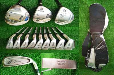 Macgregor full set of golf clubs in bag