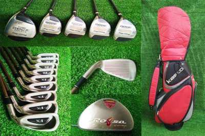 Slazenger full set of golf clubs in bag | Sporting Equipment | Mae 