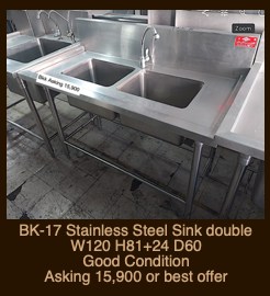 Stainless Steel Sink double