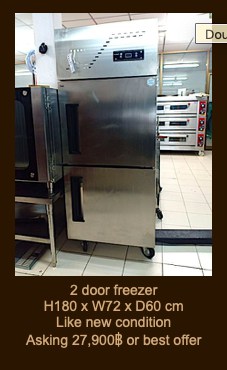 2 door freezer