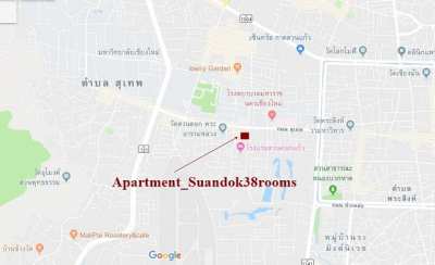 Selling Apartment 38 rooms, Front of SuanDok general Hospital, Chiangm