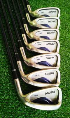 Bridgestone full set of golf clubs in bag