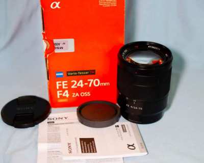 SONY Carl Zeiss Vario-Tessar T* FE 24-70mm F4 ZA OSS Lens for E Mount