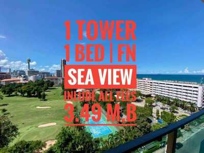 One Tower Pratumnak Sea View 1 bedroom 47 m² 