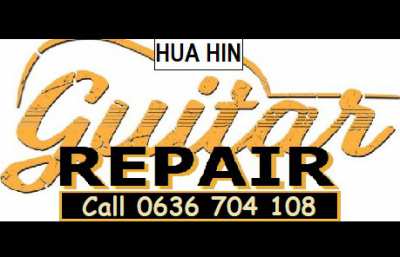Hua Hin Guitar Repair. Professional, fast and cheap!