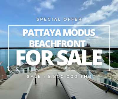 Pattaya Modus Beachfront For Sale ! Only 1 Unit Available 