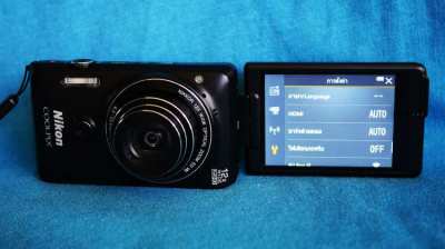 Nikon Coolpix S6900  Wi-Fi, NFC 12x Optical Zoom Digital Camera Black