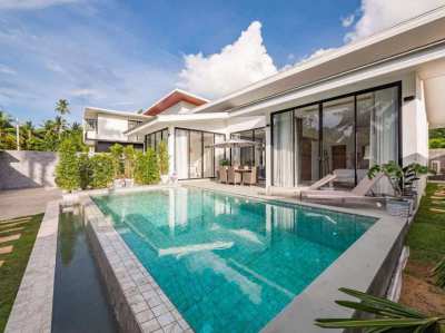 For sale 3 bedroom pool villa 100m from the beach in Koh Samui