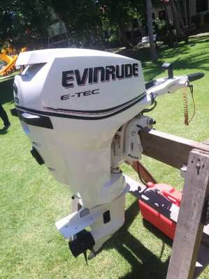 30 hp 2 strokes , very low hours, shorts shaft 70,000 thb