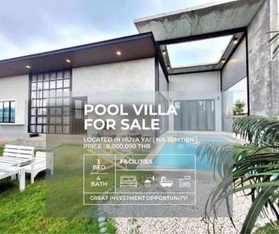 Pool Villa Pattaya - Loft Style Available For Sale Now ! 