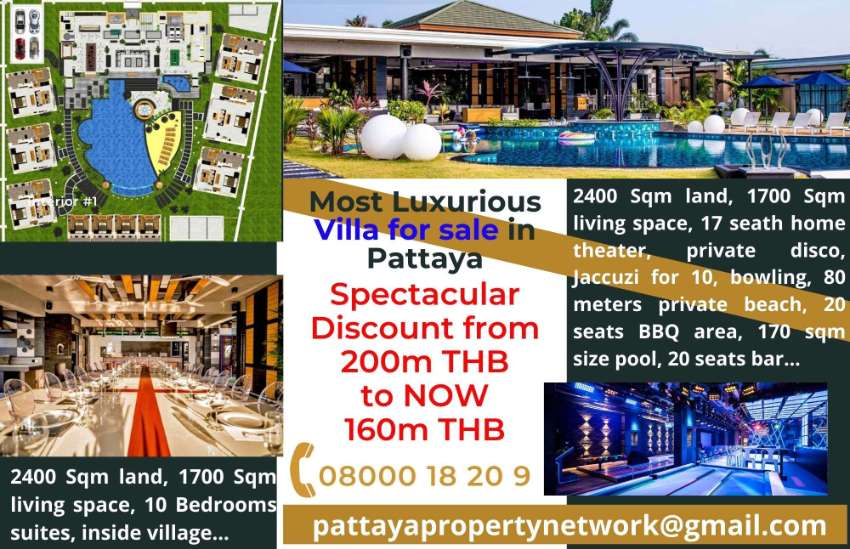 East Pattaya Superior Villla for Sale Super Discounted