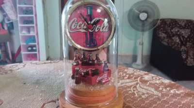 Coca cola dome clock.hong kong vintage.