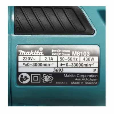 Makita MT-Serie M8103B Schlagbohrmaschine 13 mm Leistung 430 W EURO-TY