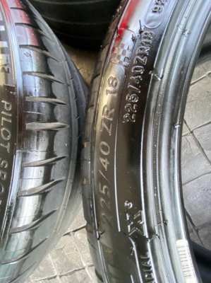 Michelin Pilot Sport 225/40/18 “as new” 6 months used - selling 50%!