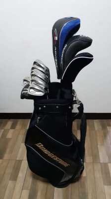 full set of golf clubs with bag - bridgestone