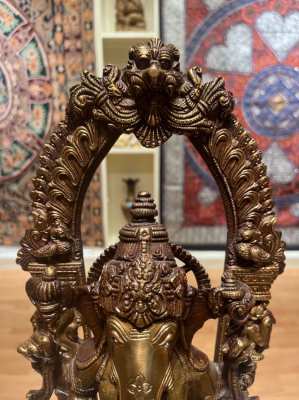 Brass Ganesha statue