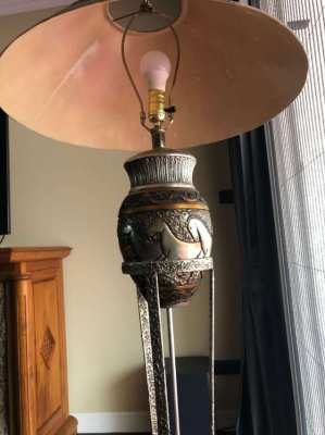 3 vintage floor lamps - second hand (package price for 3 lamps)