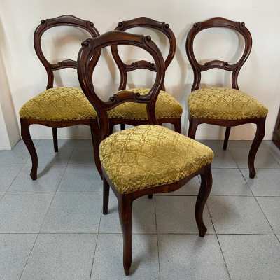 Antique Victorian dining chairs 