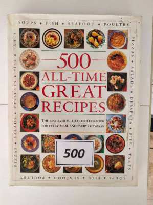 Cookbooks Hard & Soft Cover in English–100 Baht and Up or all for 1000