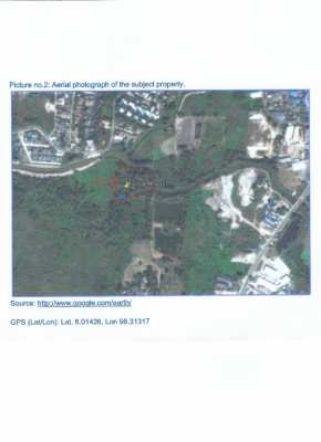 Riversided Land for Sale in Choeng Thale