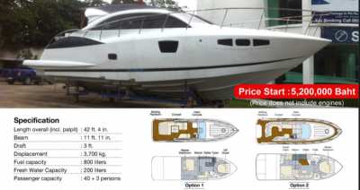 New Sunnav power yacht model 42HT