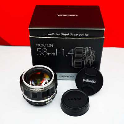 Voigtlander Nokton 58mm F1.4 SL II S For Nikon F (FX, DX) Lens