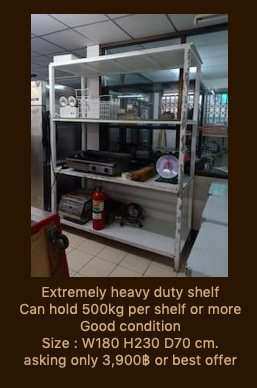 Extremely heavy duty shelf